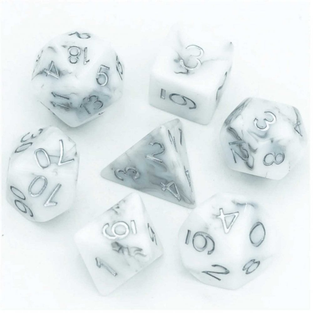Black Stone RPG Dice Set - Beanie Games