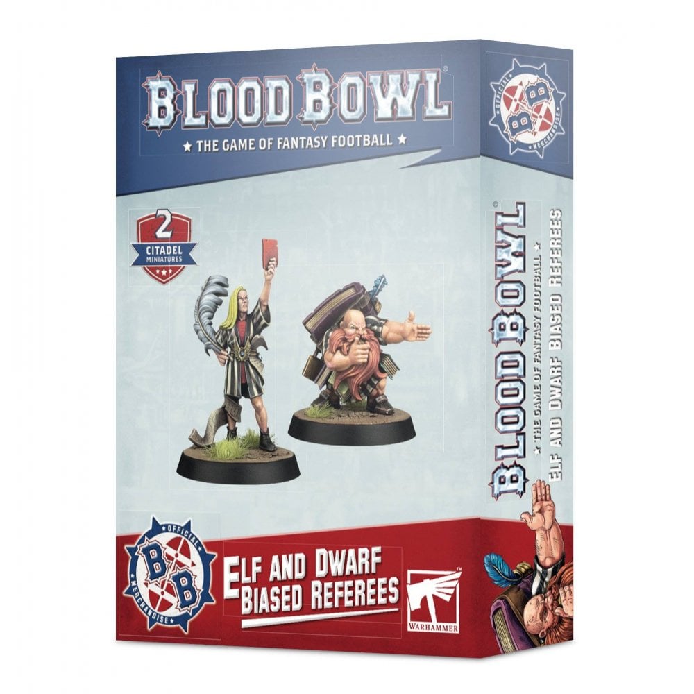 Blood Bowl Elf and Dwarf Biased Referees - Beanie Games