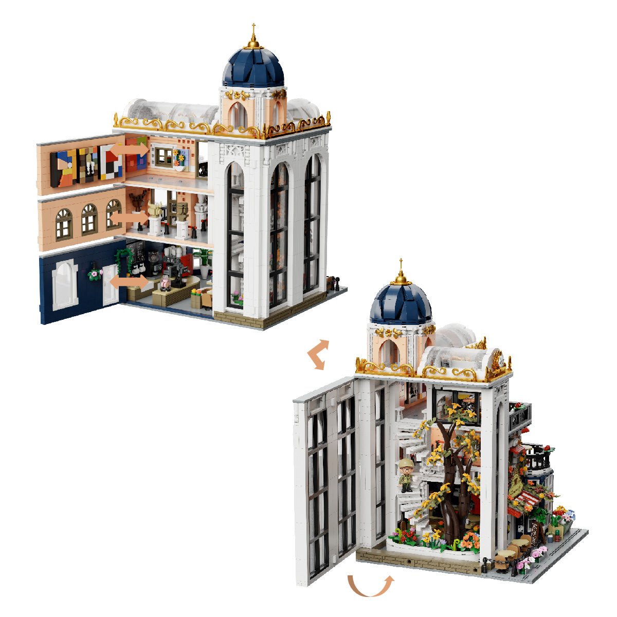 Blossom Café Building - 2826 pcs - Beanie Games