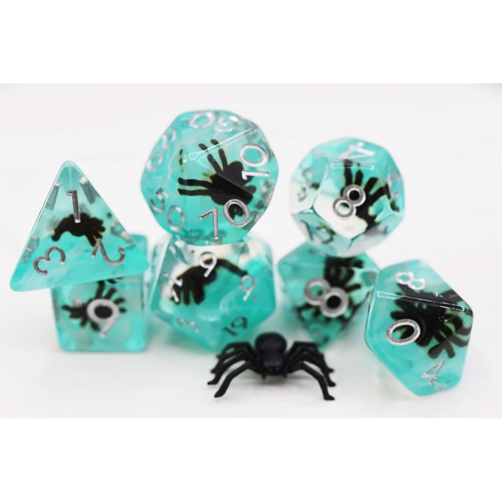 Blue Tarantula RPG Dice Set - Beanie Games
