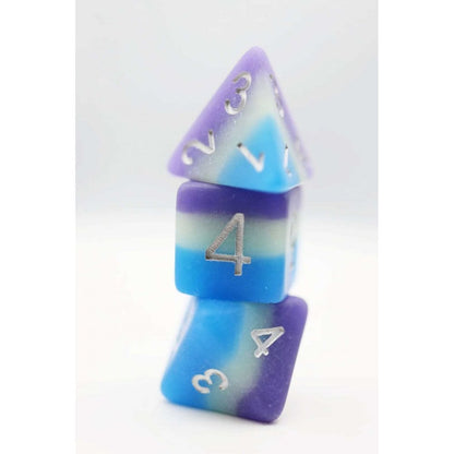 Blueberry Snow Cone RPG Dice Set - Beanie Games