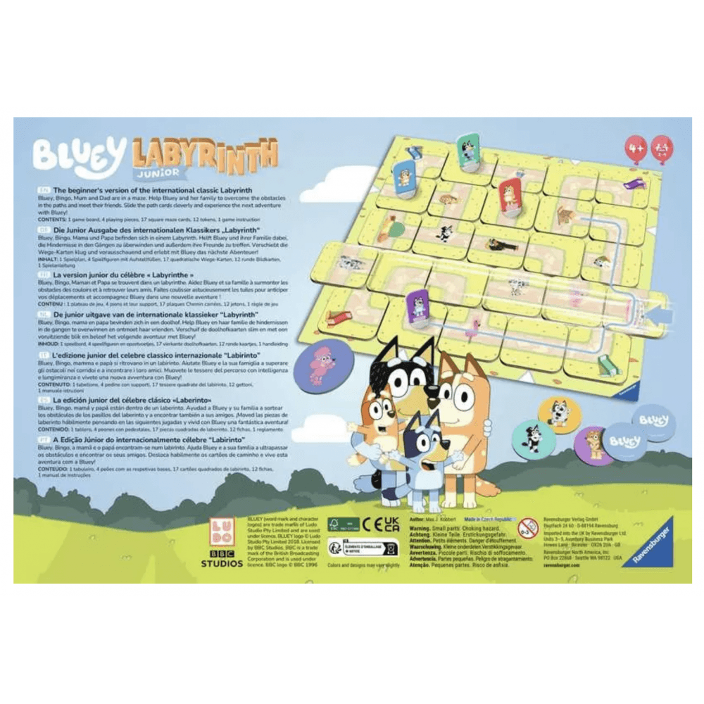 Bluey Junior Labyrinth - Beanie Games