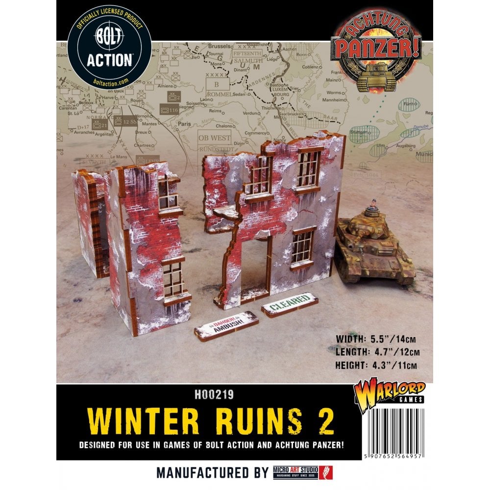 Bolt Action: Pre - painted Winter Ruin 2 - Beanie Games