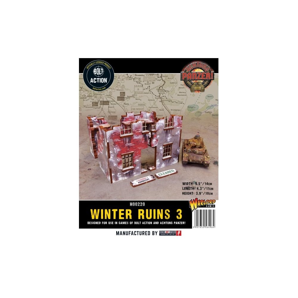 Bolt Action: Pre - painted Winter Ruin 3 - Beanie Games