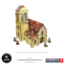 Bolt Action: Pre - painted WW2 Normandy Church - Beanie Games