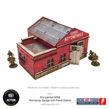 Bolt Action: Pre - painted WW2 Normandy Garage with Petrol Station - Beanie Games