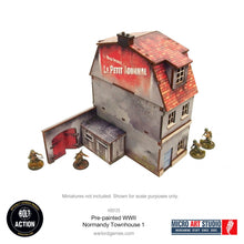 Bolt Action: Pre - painted WW2 Normandy Townhouse 1 - Beanie Games