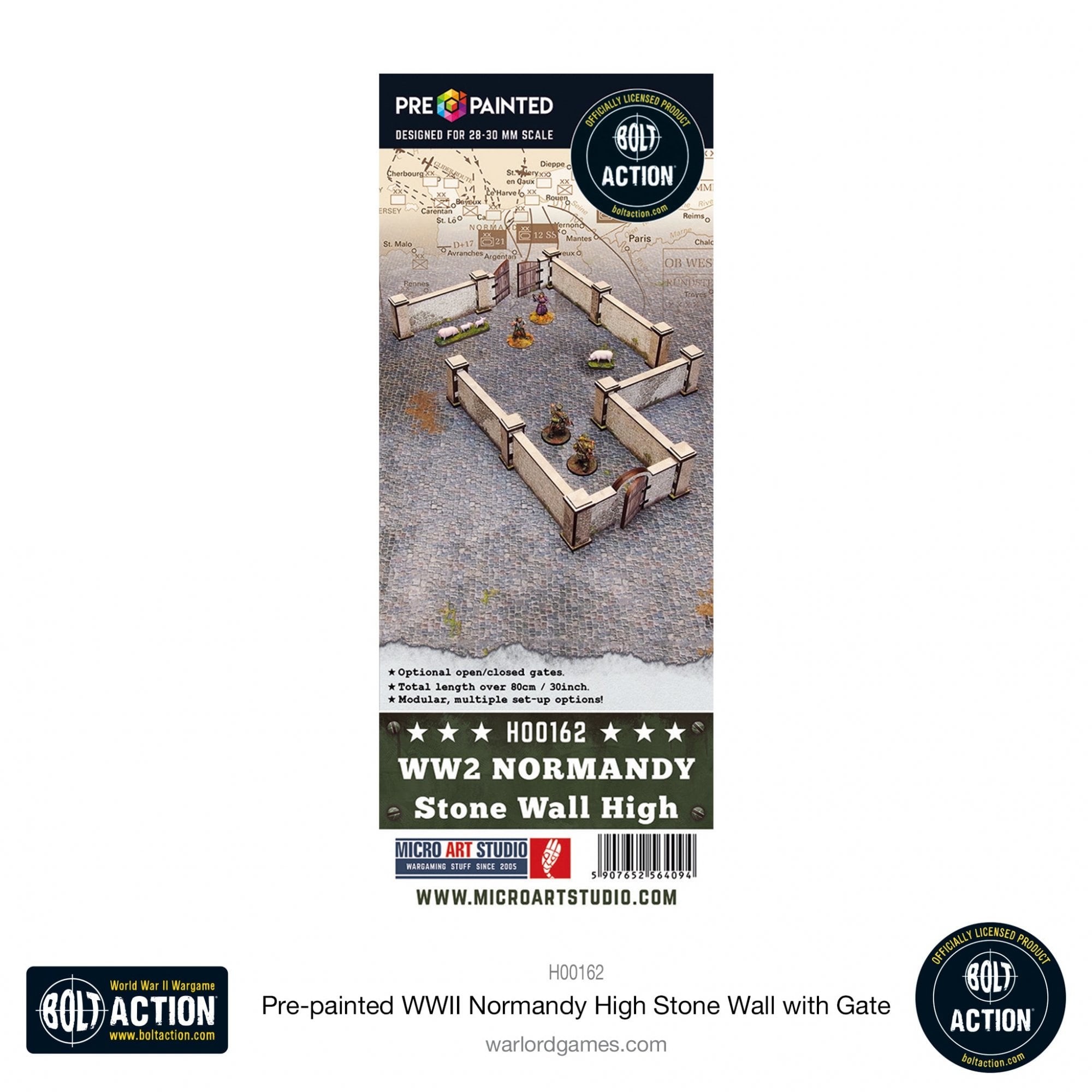 Bolt Action Pre painted WWII Normandy High Wall Gate