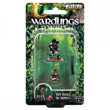 Boy Rogue & Monkey: WizKids Wardlings Miniatures - Beanie Games