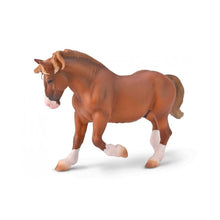 Breton Draft Horse Stallion Chestnut - Beanie Games