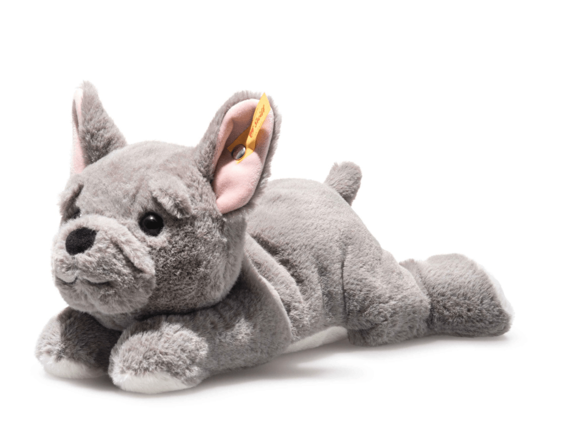 Brie French Bulldog (24cm, light grey) - Beanie Games