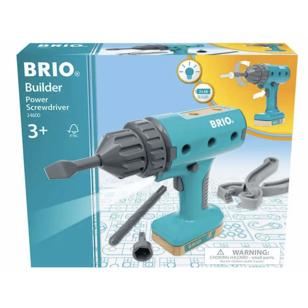 BRIO Builder Power Screwdriver - Beanie Games