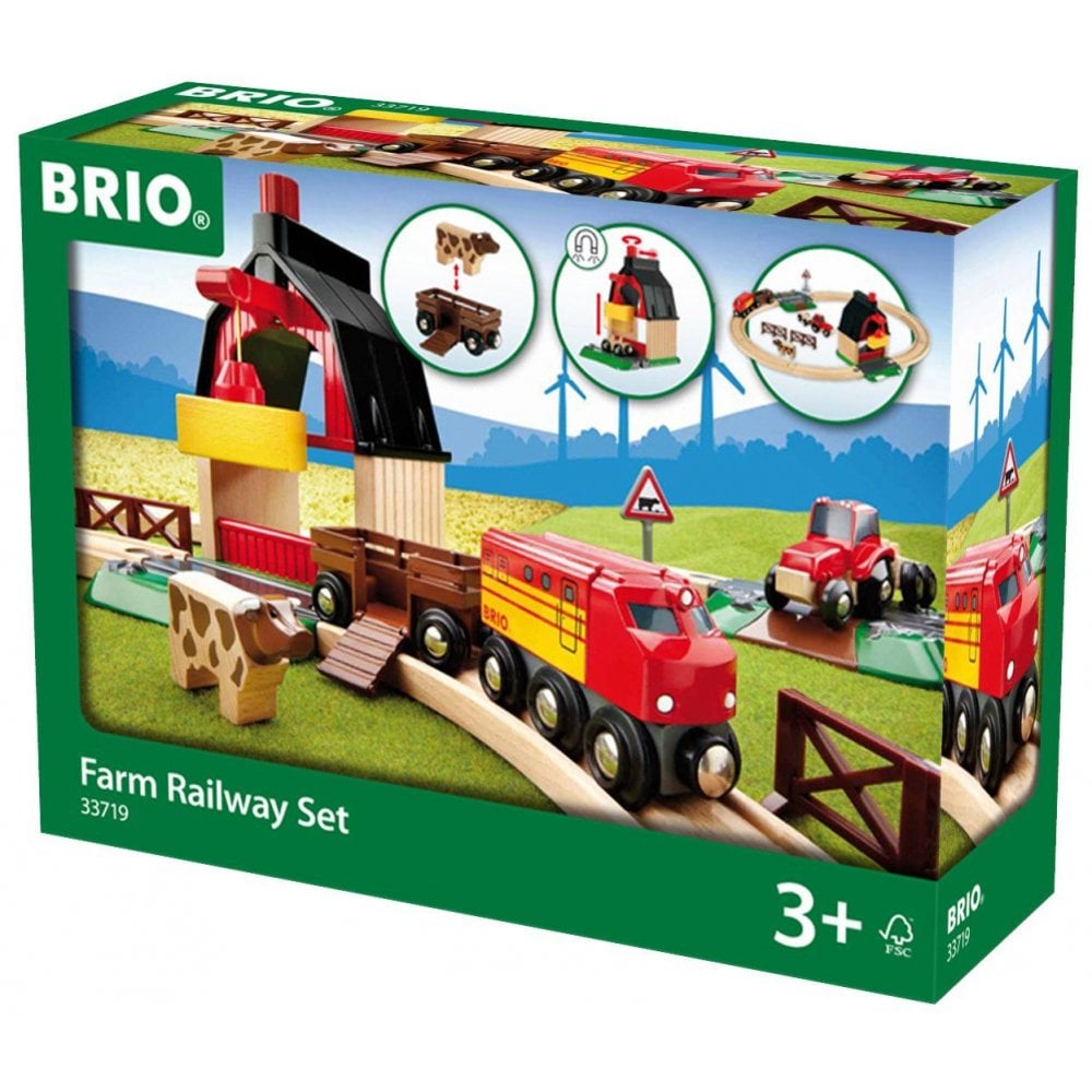 BRIO Farm Railway Set - Beanie Games
