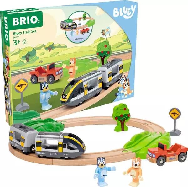 BRIO World - Bluey Bluey Train Set - Beanie Games