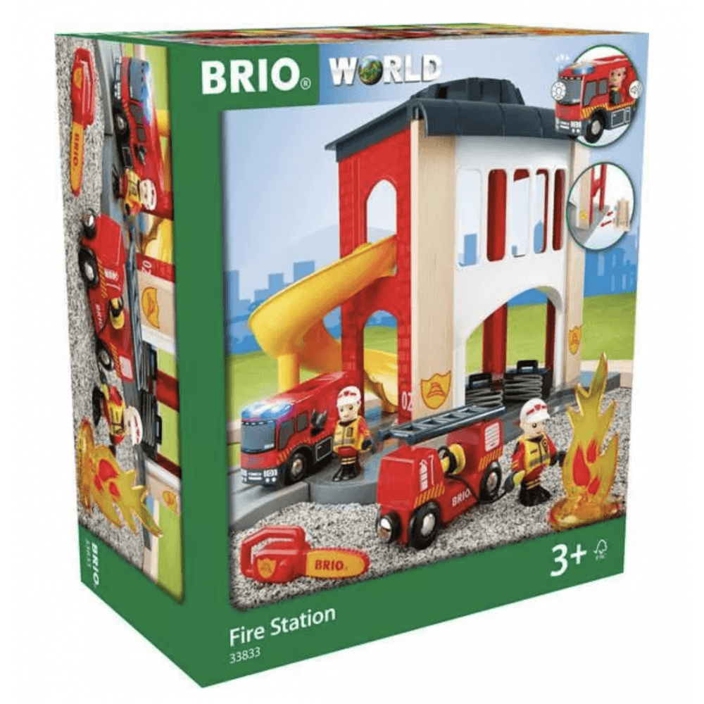 BRIO World Central Fire Station - Beanie Games