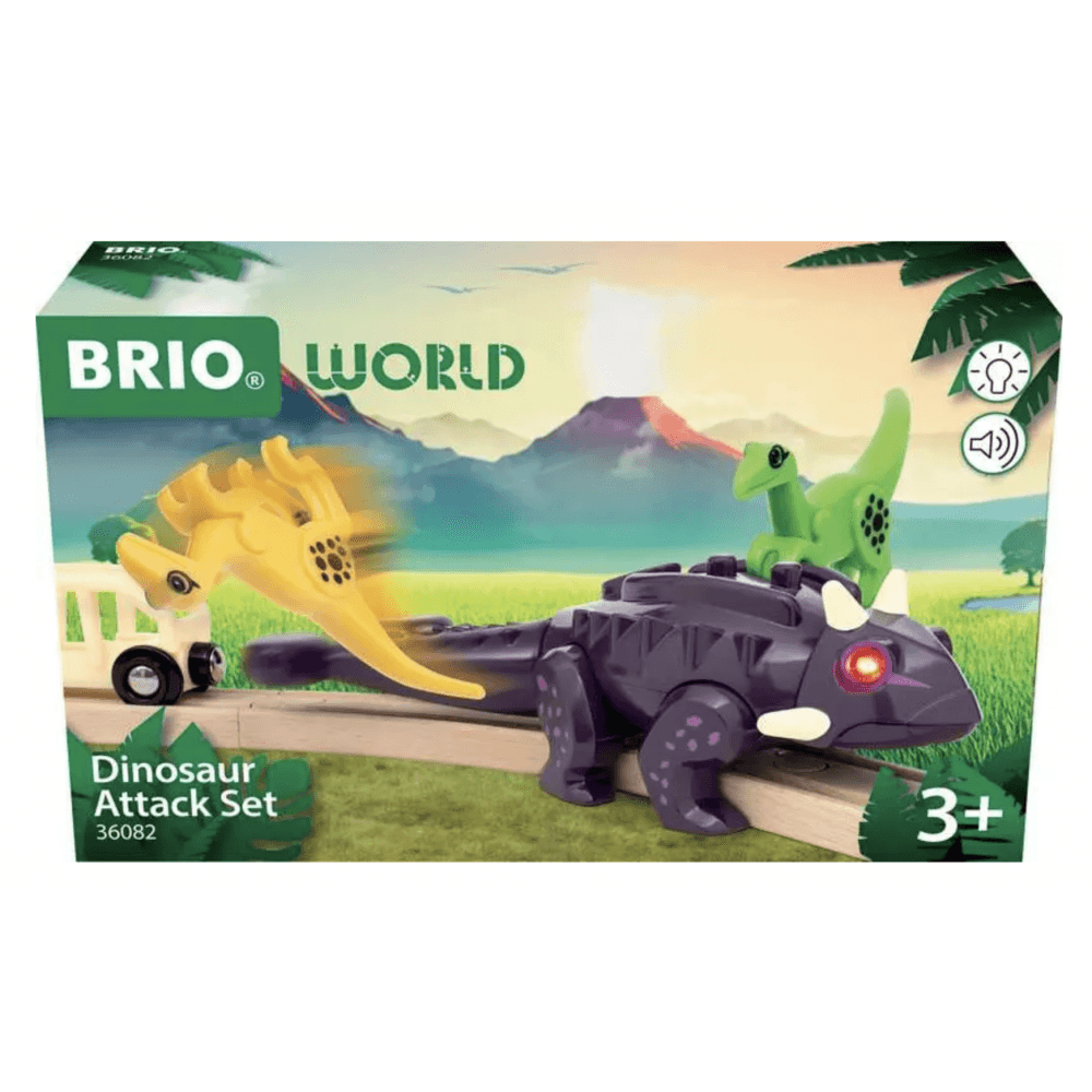 BRIO World Dinosaur Attack Set - Beanie Games