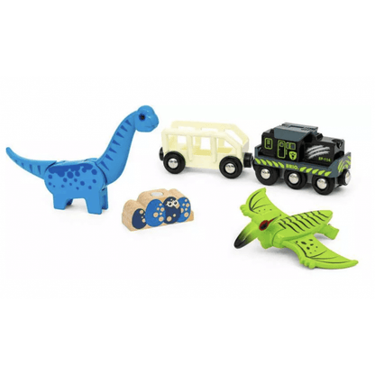 BRIO World Dinosaur Battery Train - Beanie Games