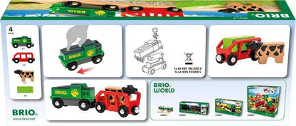 BRIO World - Farm Battery Train - Beanie Games