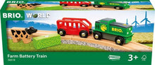 BRIO World - Farm Battery Train - Beanie Games