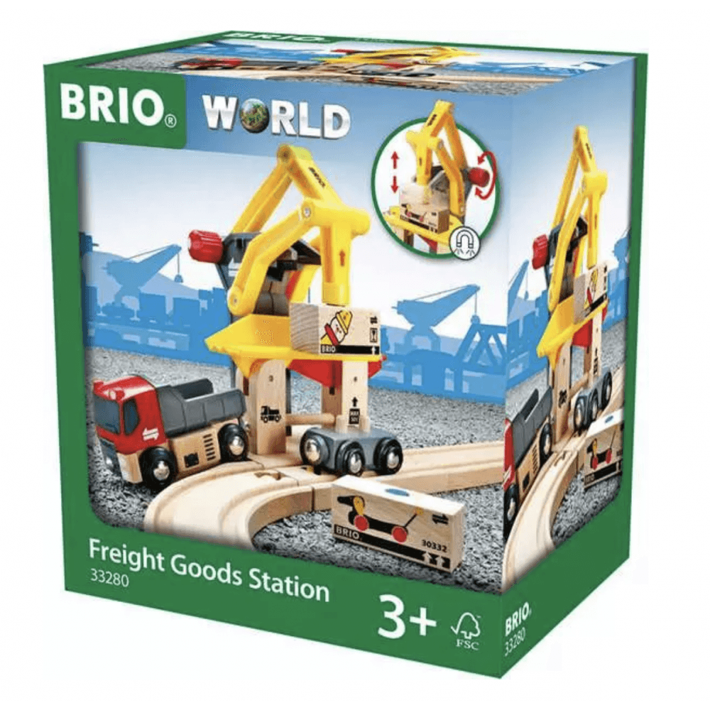 BRIO World Freight Goods Station - Beanie Games