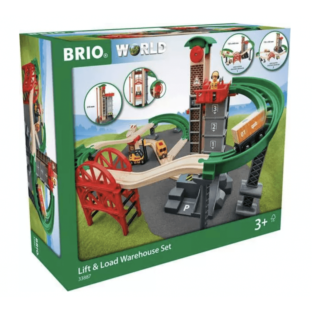 BRIO World Lift and Load Warehouse Set - Beanie Games