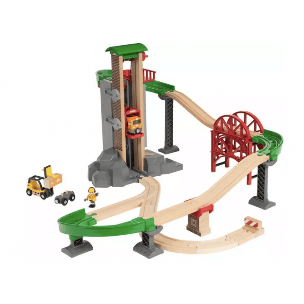 BRIO World Lift and Load Warehouse Set - Beanie Games