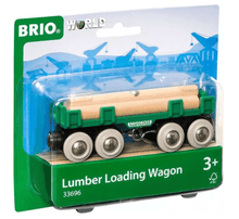 BRIO World Lumber Loading Wagon. - Beanie Games