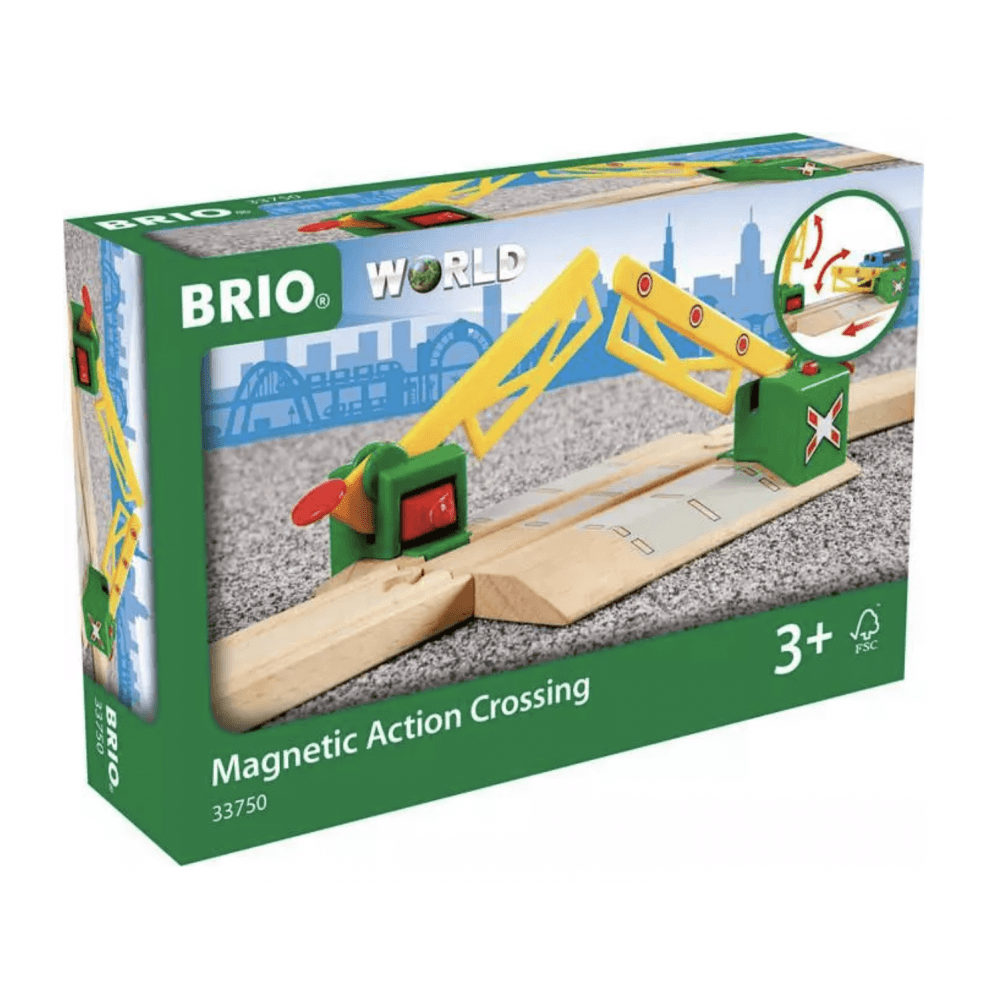 BRIO World Magnetic Action Crossing - Beanie Games