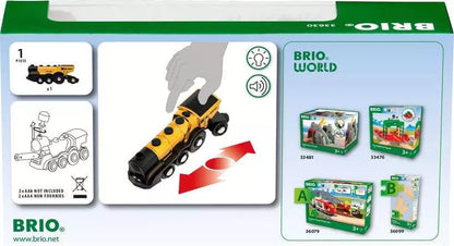 BRIO World - Mighty Gold Action Locomotive - Beanie Games