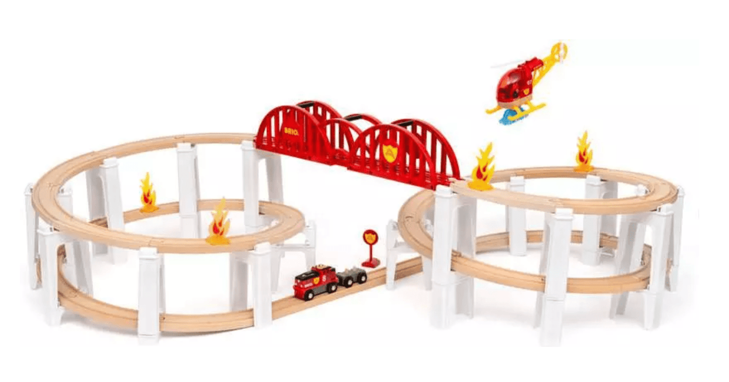BRIO World Railway Set Mega Spiral Set - Beanie Games