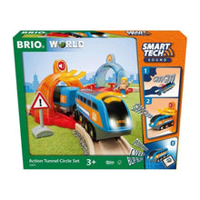 BRIO World Smart Tech Sound Action Tunnel Circle Battery Powered Train Set - Beanie Games