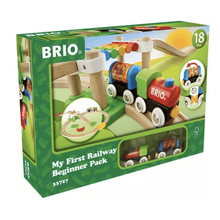 BRIO World Train Set My First Railway Beginner Pack - Beanie Games