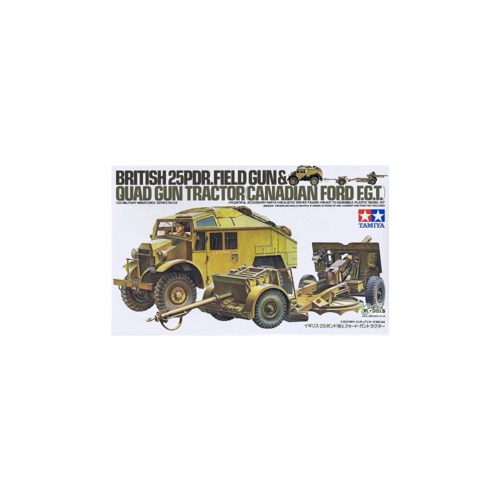 British 25 pounder & Quad Tractor - Beanie Games
