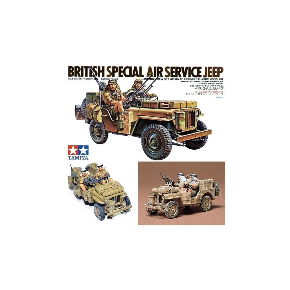 British SAS Jeep - Beanie Games