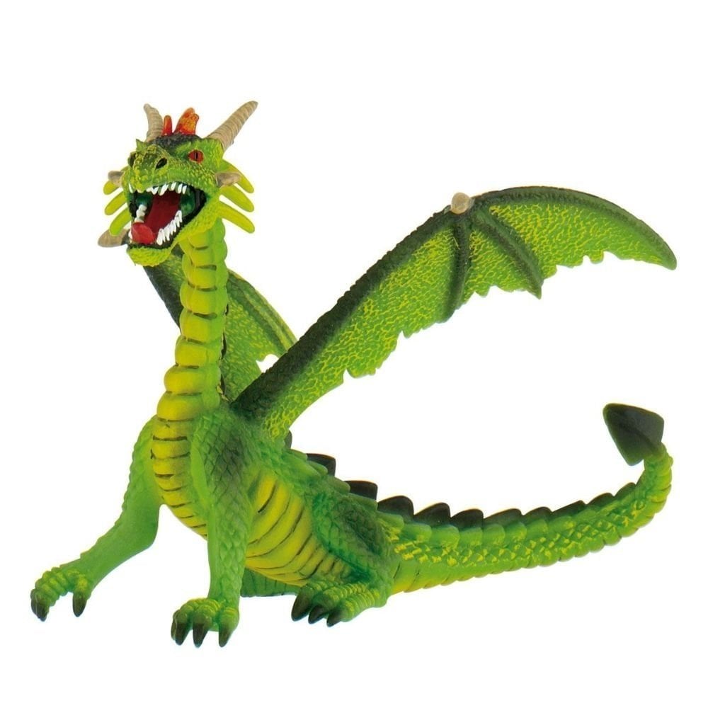 Bullyland Sitting Dragon Green - Beanie Games