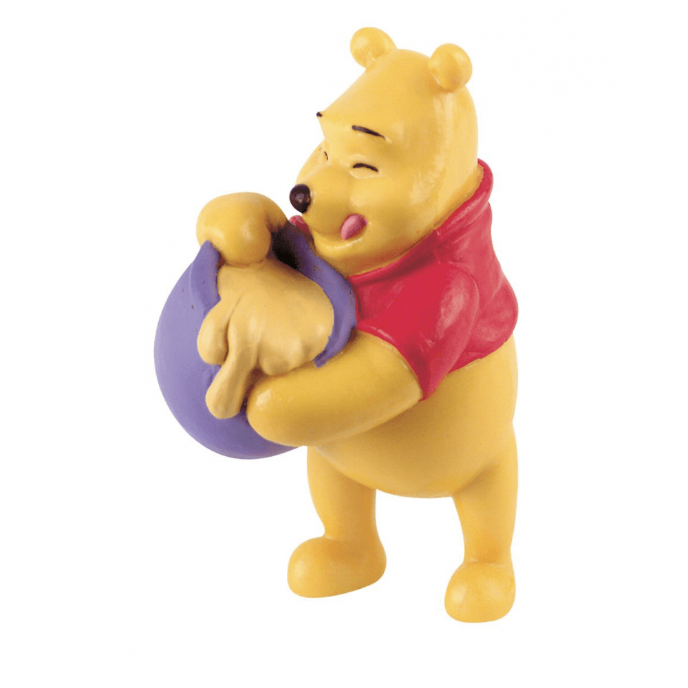 Bullyland - Winnie the Pooh with Honey Pot - Beanie Games