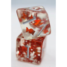 Butterfly Kiss - Orange RPG Dice Set - Beanie Games