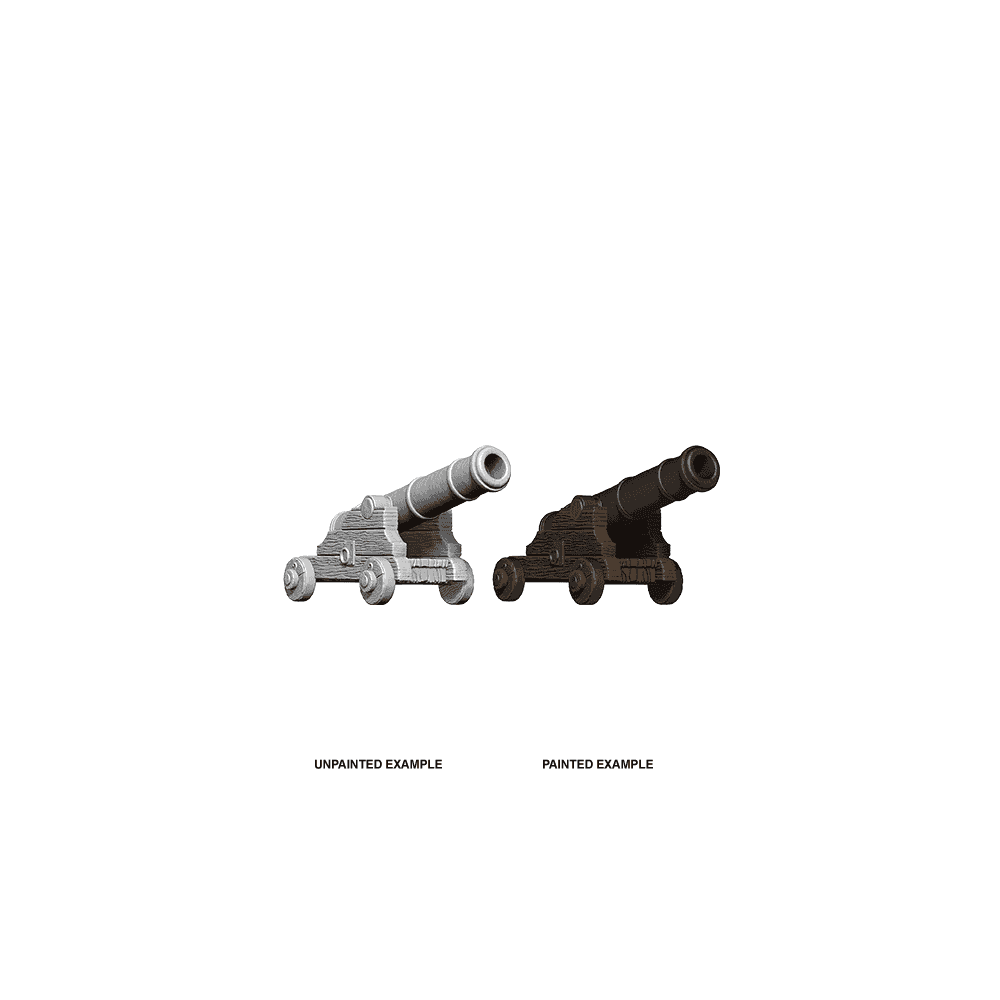 Cannons: WizKids Deep Cuts Unpainted Miniatures (W9) - Beanie Games