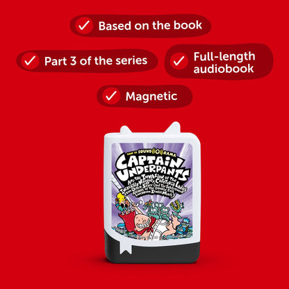 Captain Underpants and the Invasion of the Incredibly Naughty Cafeteria Ladies from Outer Space (Book Pocket Tonies) - Beanie Games