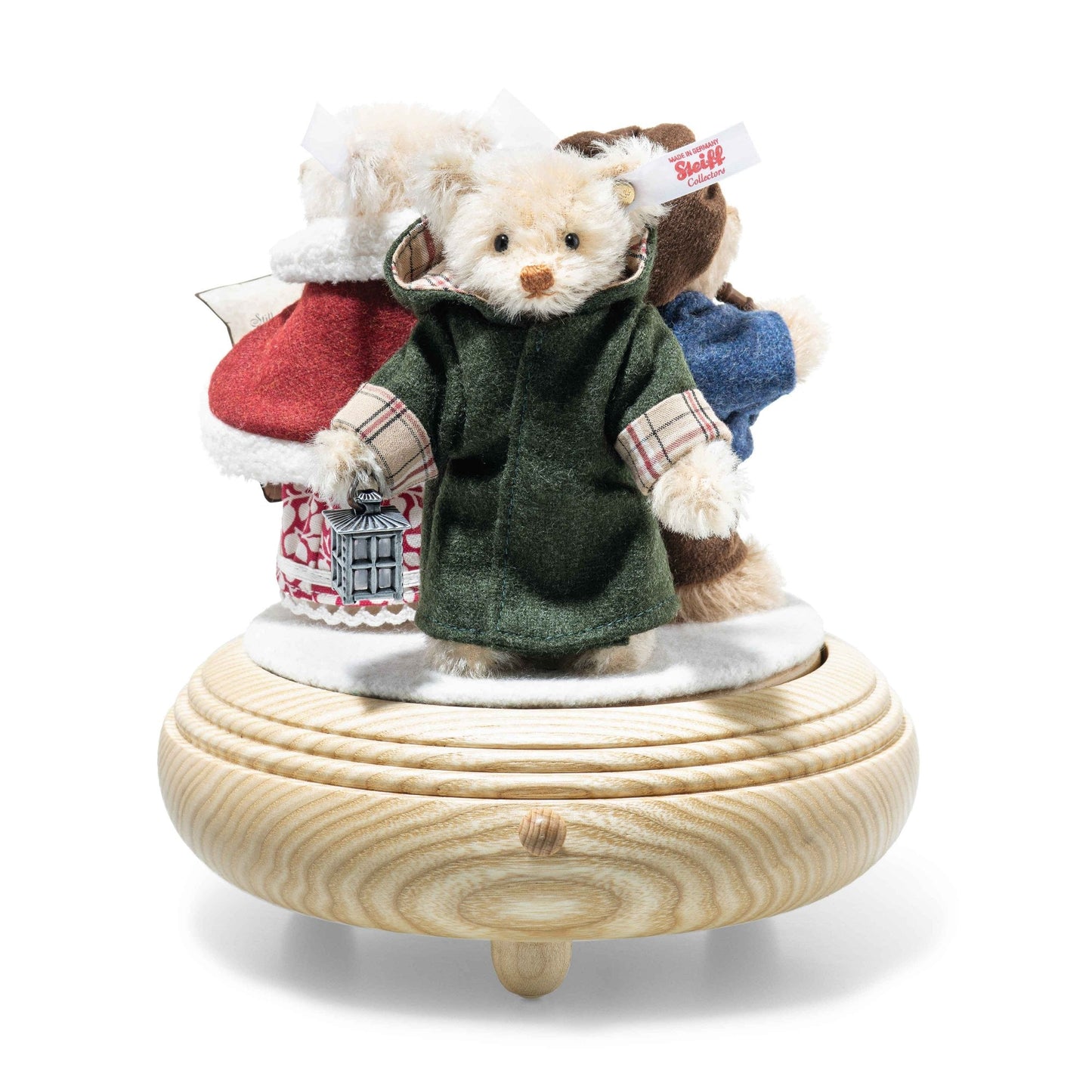 Carol Singers Teddy Bears Set on Music Box - Beanie Games