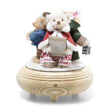 Carol Singers Teddy Bears Set on Music Box - Beanie Games