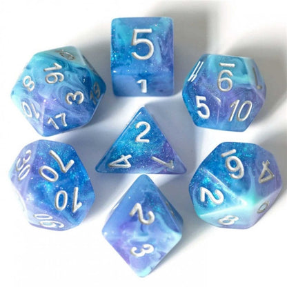 Cerulean Night RPG Dice Set - Beanie Games
