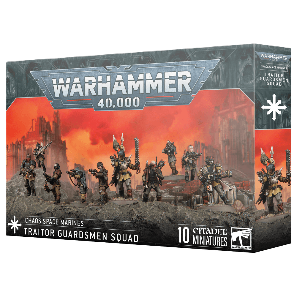Chaos Space Marines: Traitor Guardsmen Squad - Beanie Games