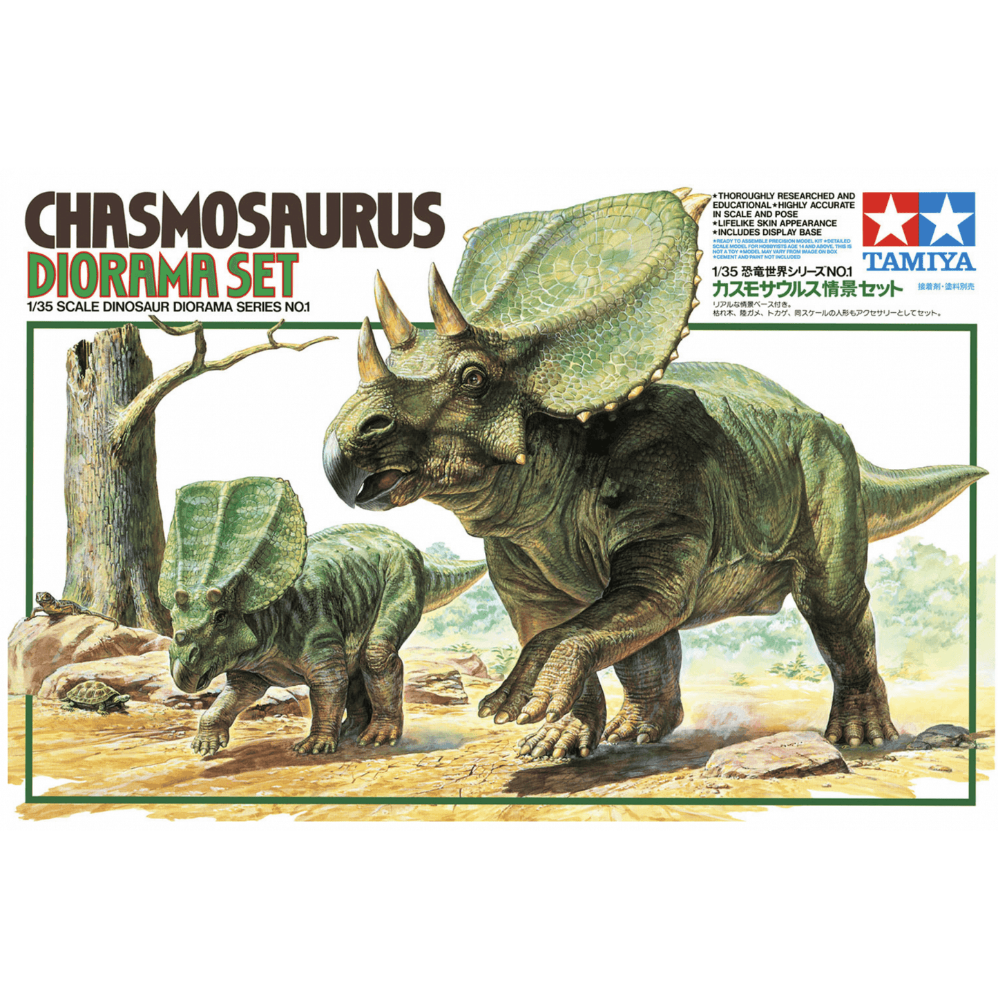 Chasmosaurus Diorama - Beanie Games