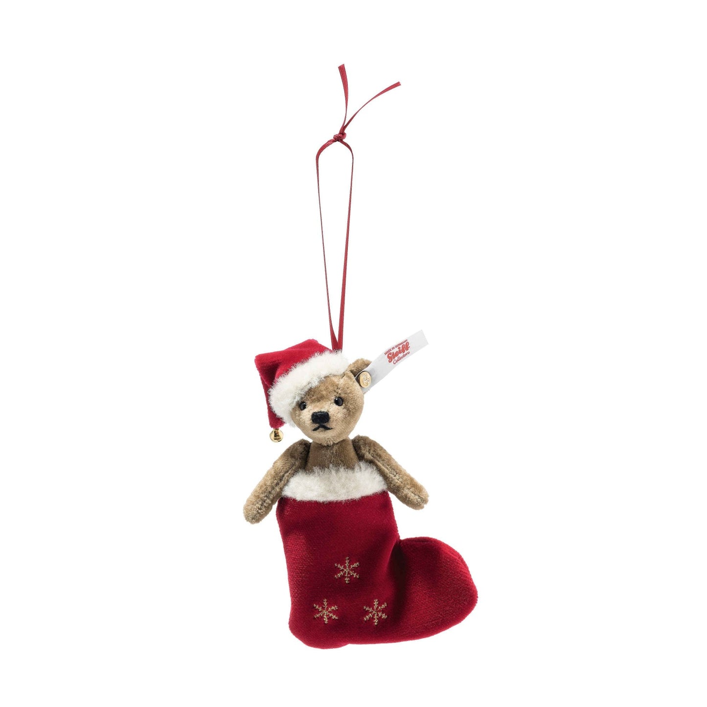 Christmas Teddy Bear Ornament - Beanie Games