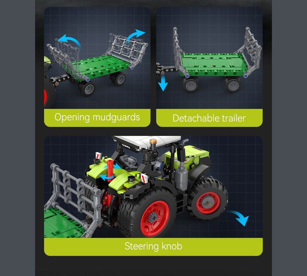 CLAAS Arion 660 Farm Tractor - 448 pcs - Beanie Games