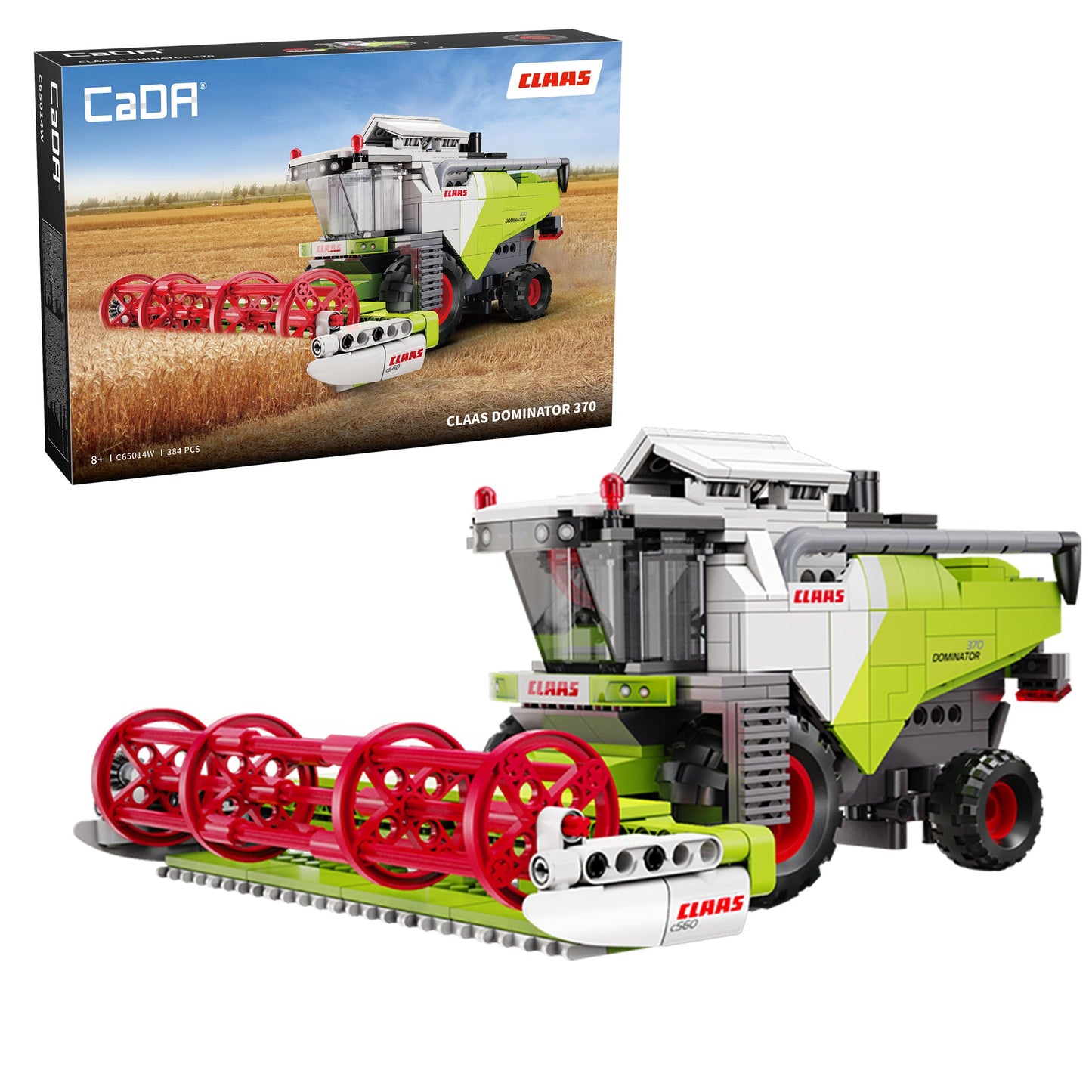 CLAAS Dominator 370 Combine Harvester - 348 pcs - Beanie Games