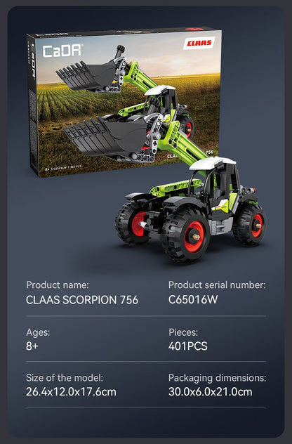 CLAAS Scorpion 756 Farm Telehandler - 401 pcs - Beanie Games