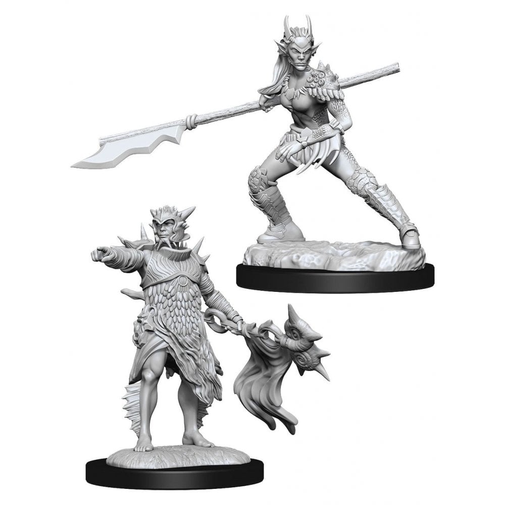 Coralhelm Commander & Halimar Wavewatch: Magic the Gathering Unpainted Miniatures (W13) - Beanie Games