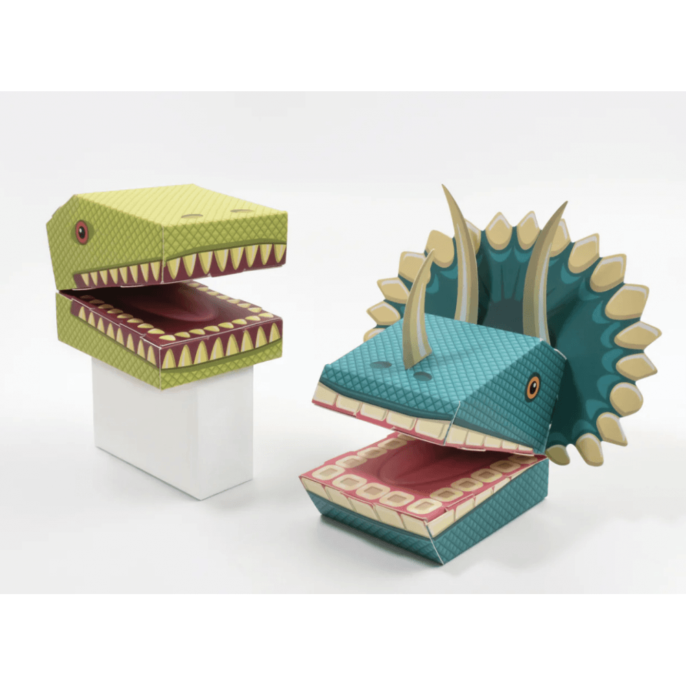 Create Your Own Dinosaur Puppets - Beanie Games